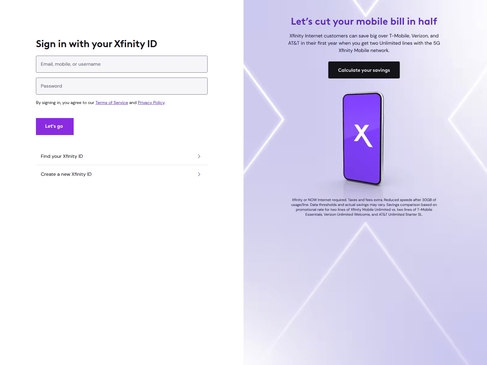 Screenshot of xxxfinityyy.vercel.app