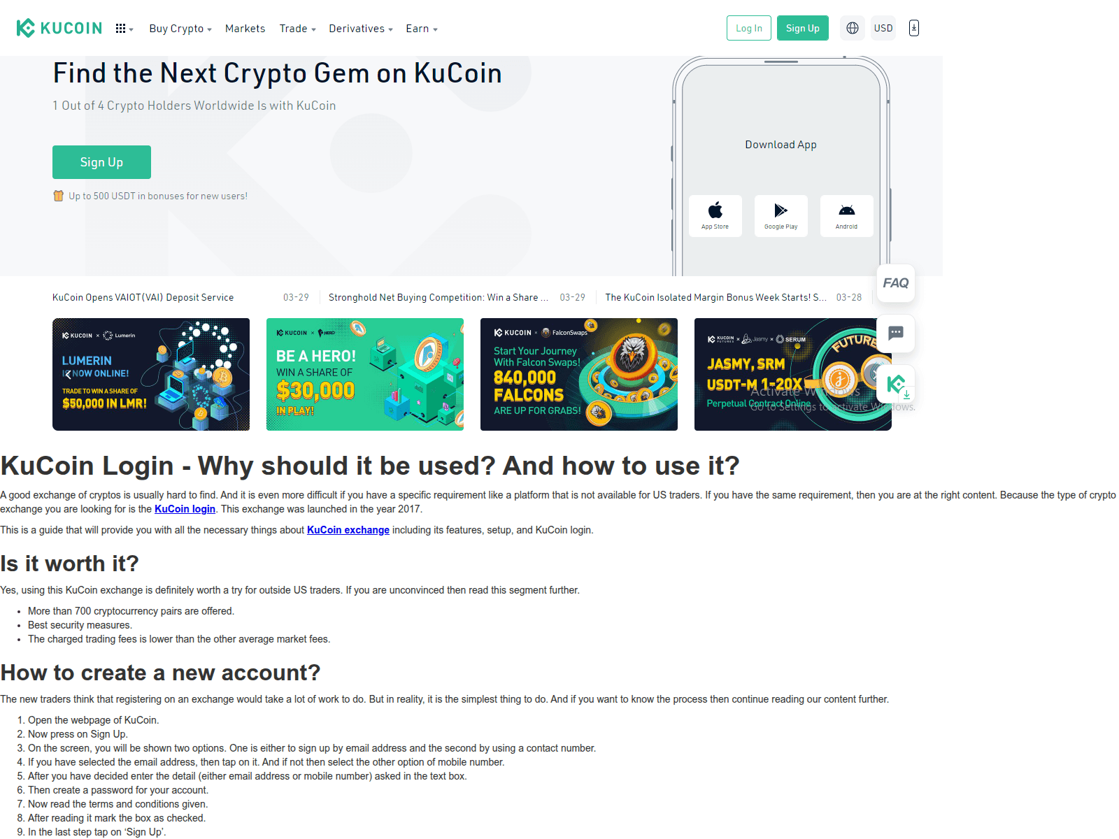 Screenshot of kucoinennluginn.webflow.io