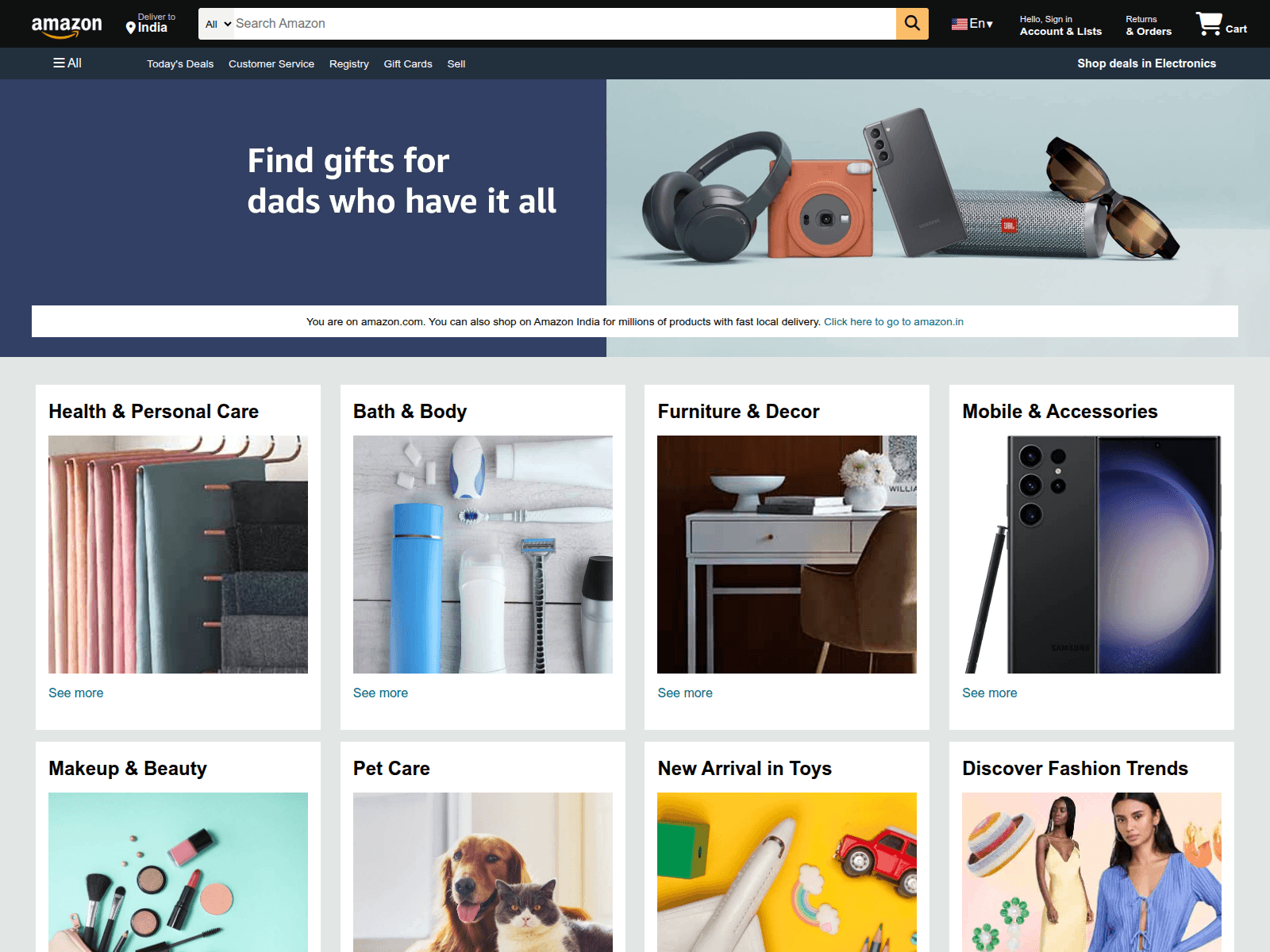 Screenshot of amazon-clone-jade-three.vercel.app