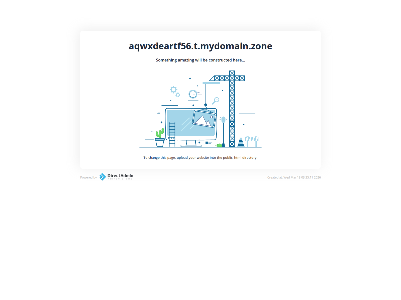 Screenshot of aqwxdeartf56.t.mydomain.zone