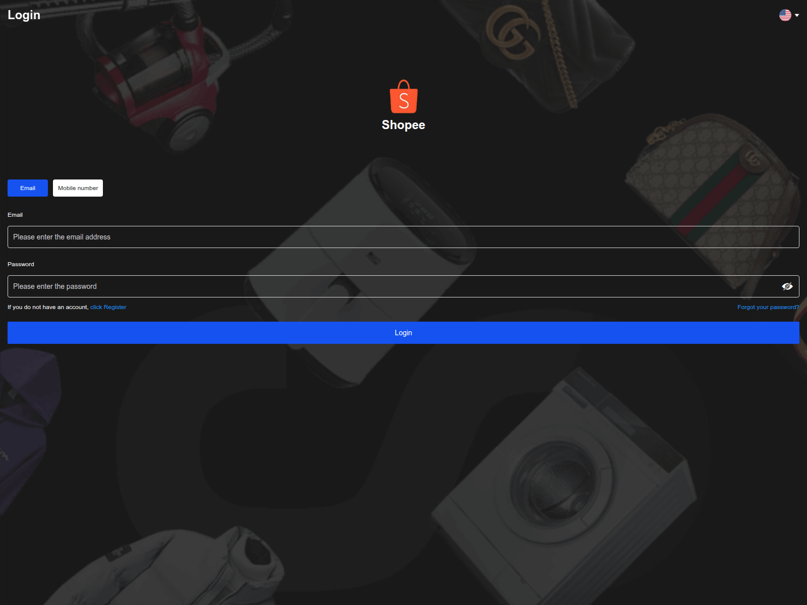 Screenshot of seller.shopeemaiil.com