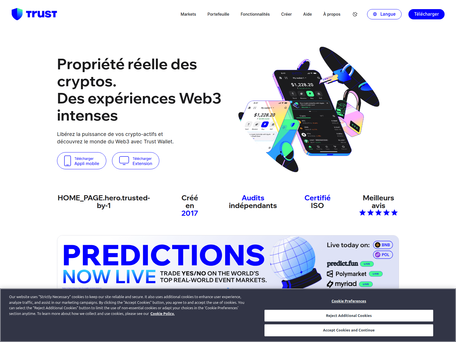 Screenshot of trustwalletaml.com