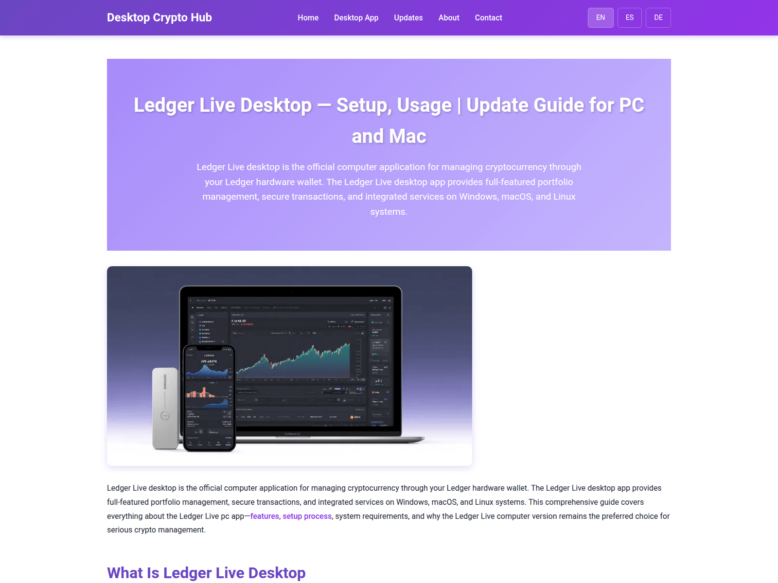 Screenshot of ledger-live-desktop-official.com