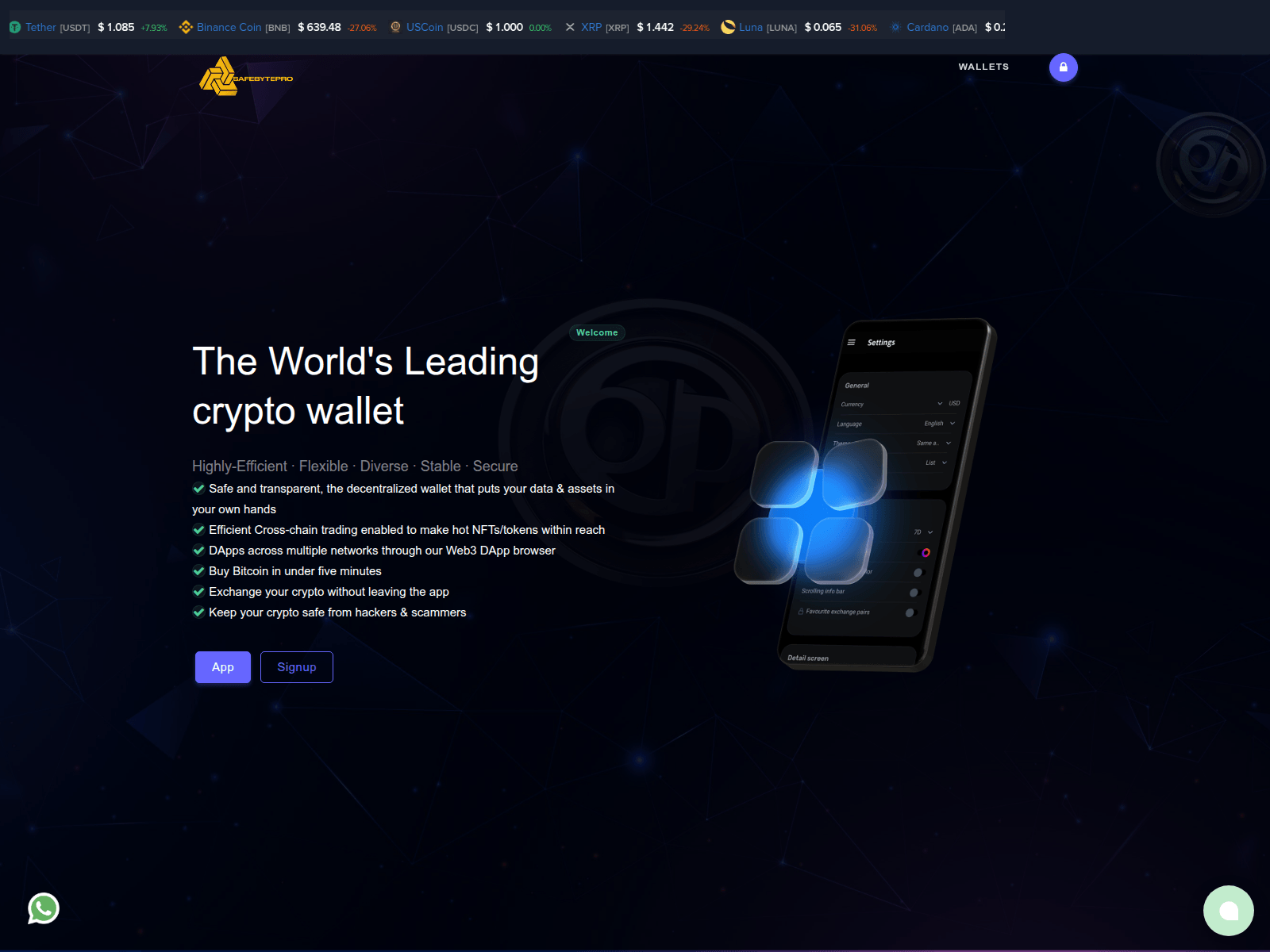 Screenshot of safebytepro.com