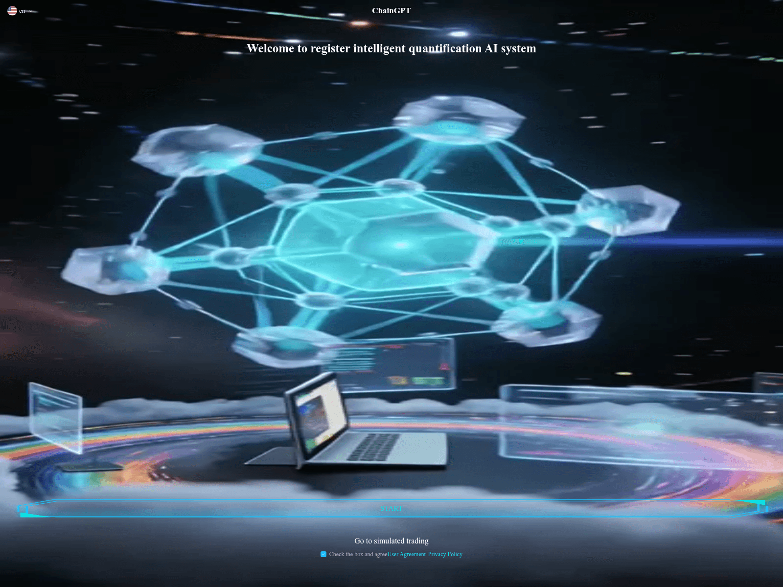 Screenshot of qorantix.com