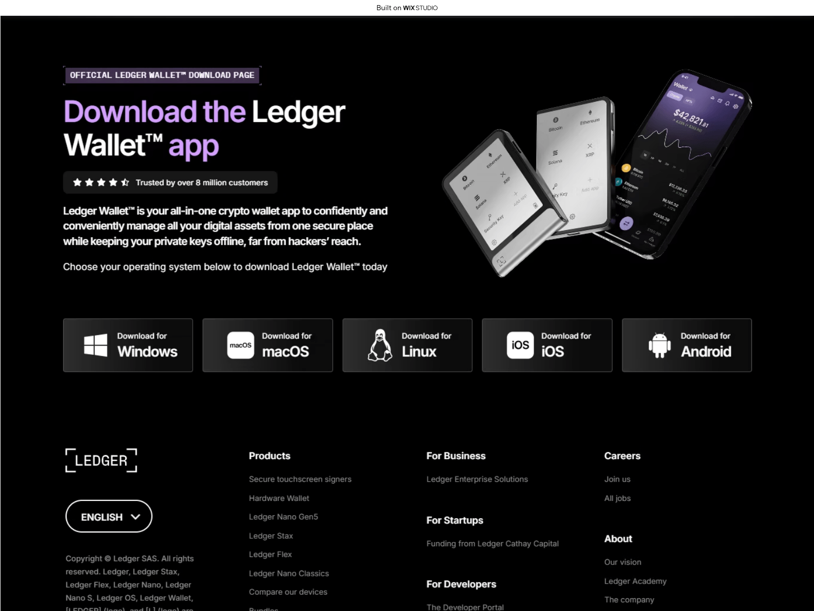 Screenshot of startldgre.wixstudio.com