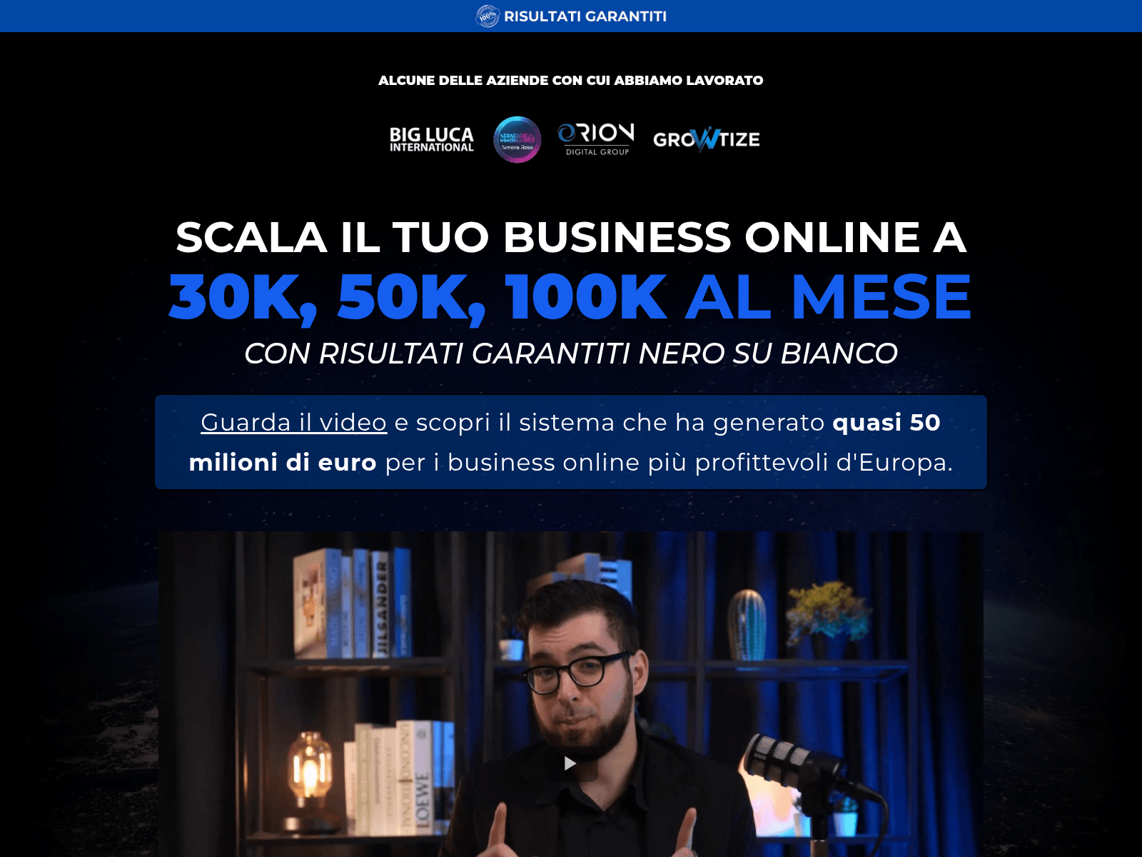Screenshot of scaleupgarantito.com