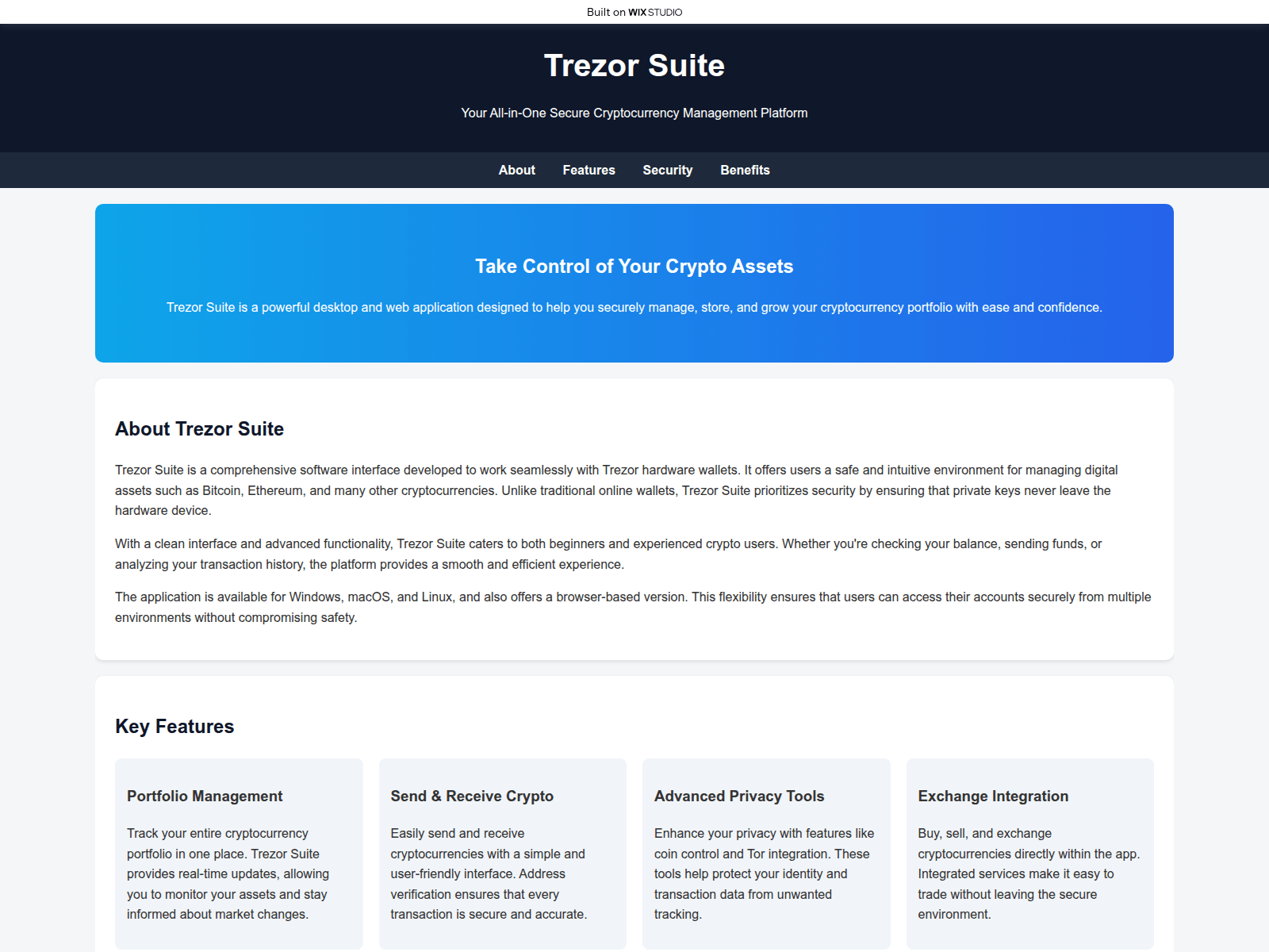 Screenshot of suitehomepage.wixstudio.com