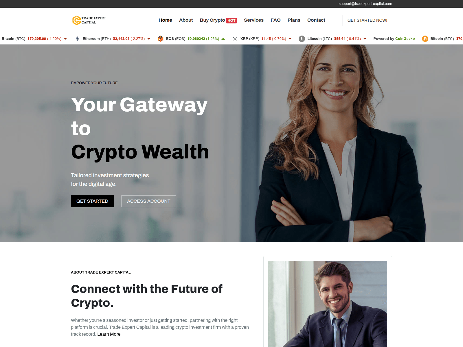 Screenshot of tradexpert-capital.com.globalcapitalwealth.com