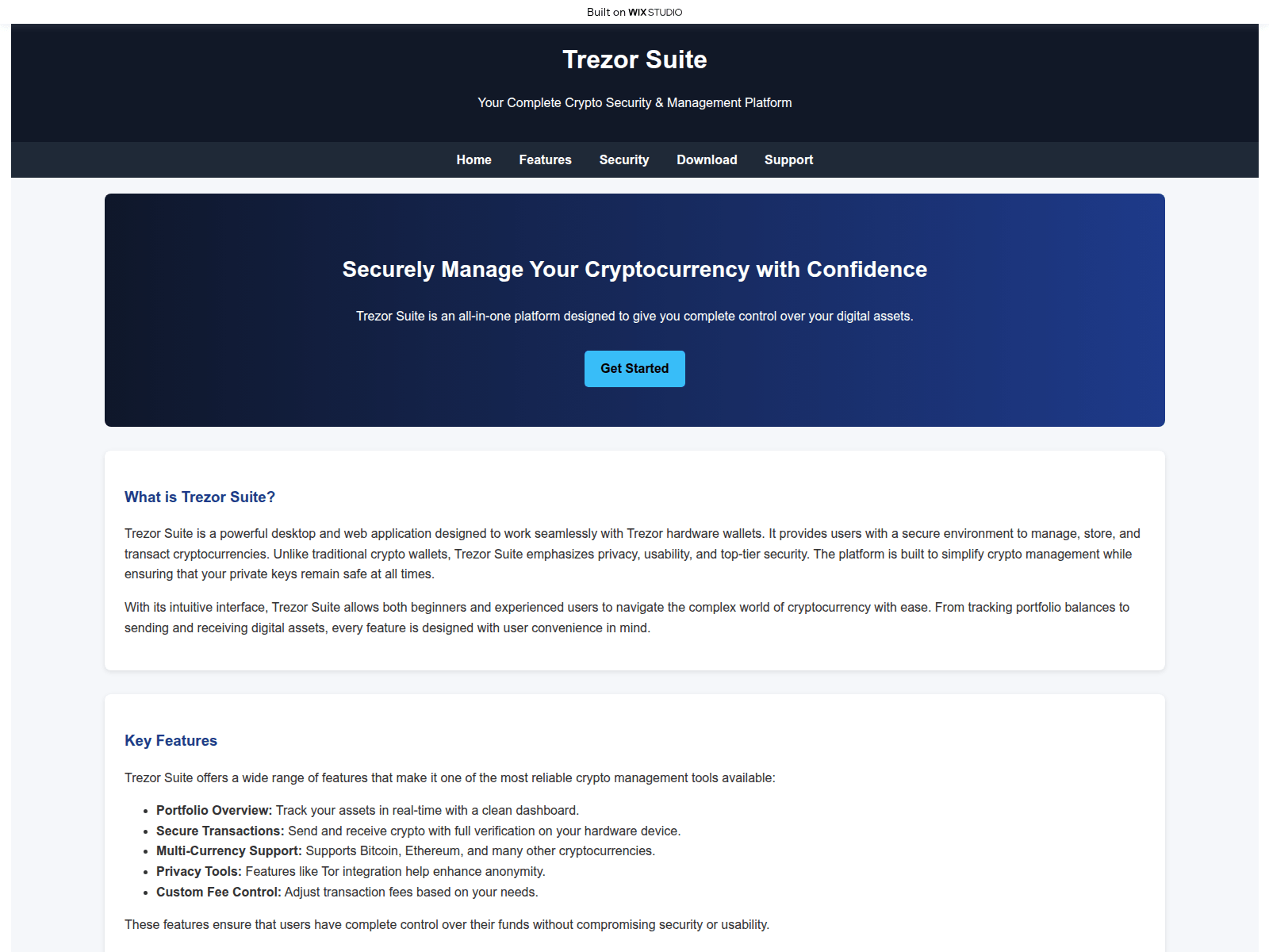 Screenshot of engtrezor.wixstudio.com