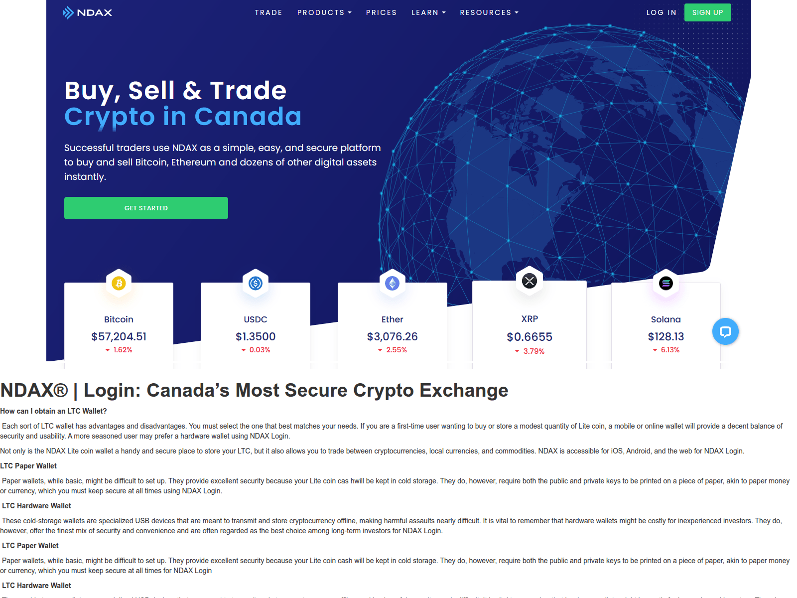 Screenshot of ndaxx.webflow.io
