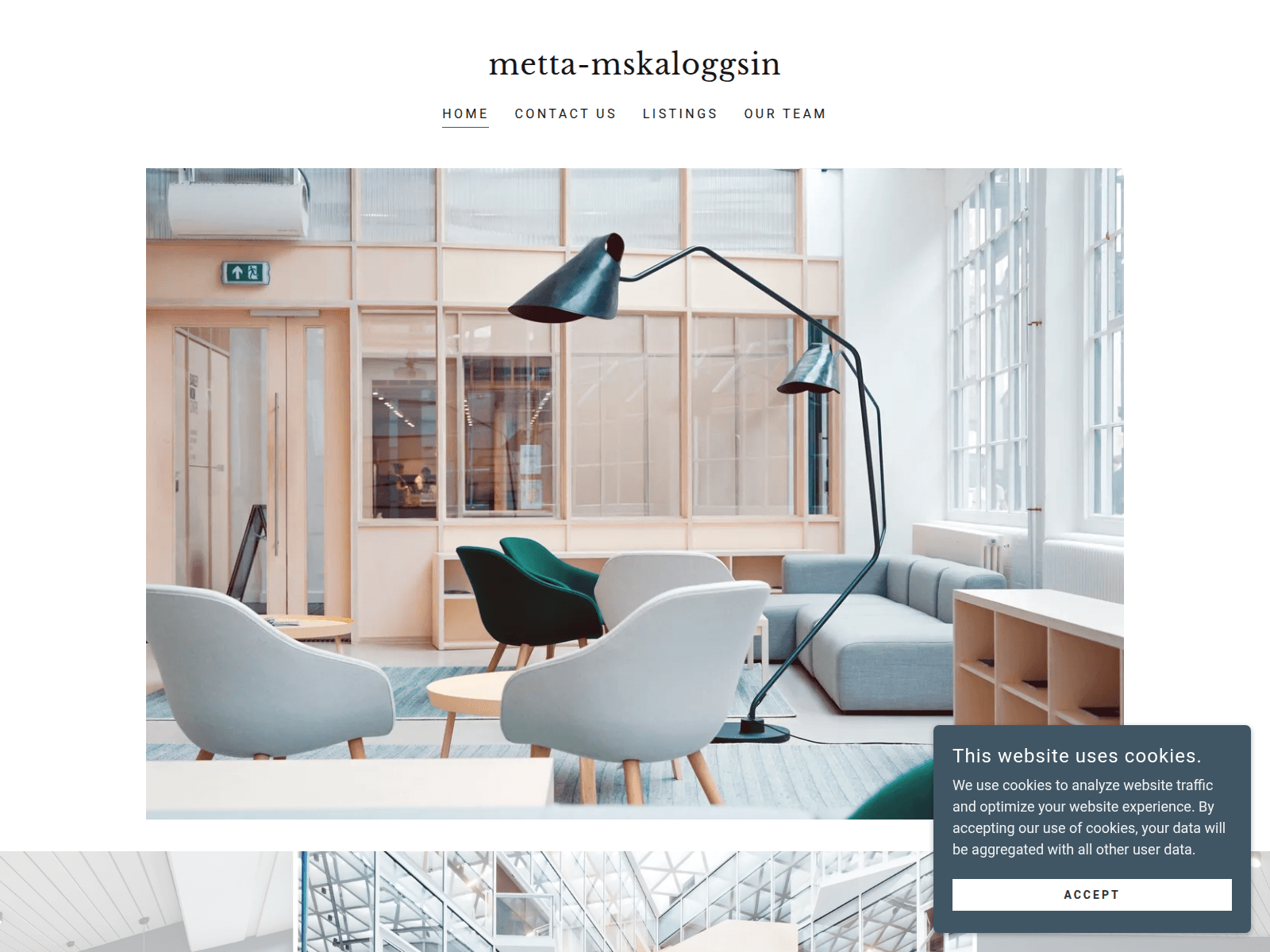 Screenshot of metta-mskaloggsin.godaddysites.com