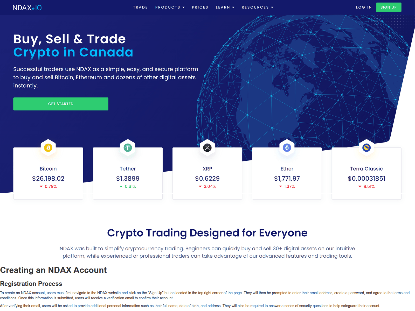 Screenshot of ndaxxlogogin.webflow.io