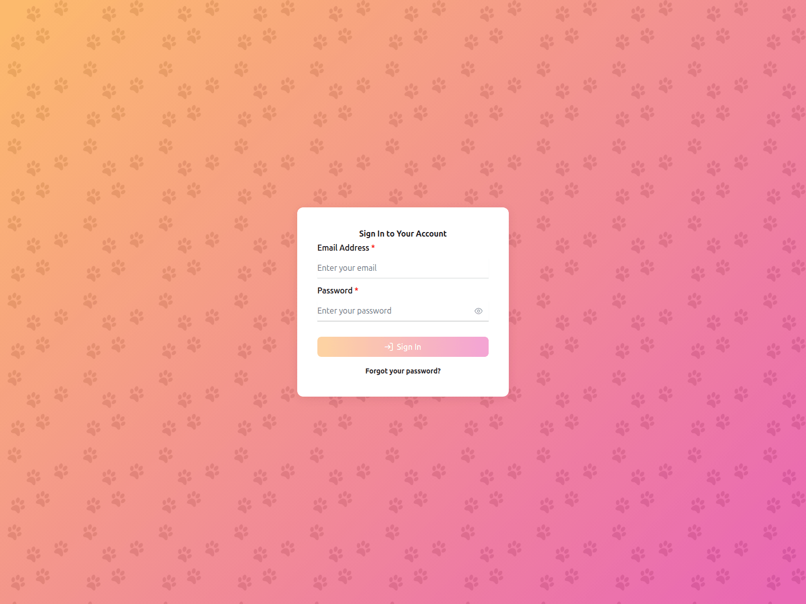 Screenshot of meow-live-admin.asantesting.com