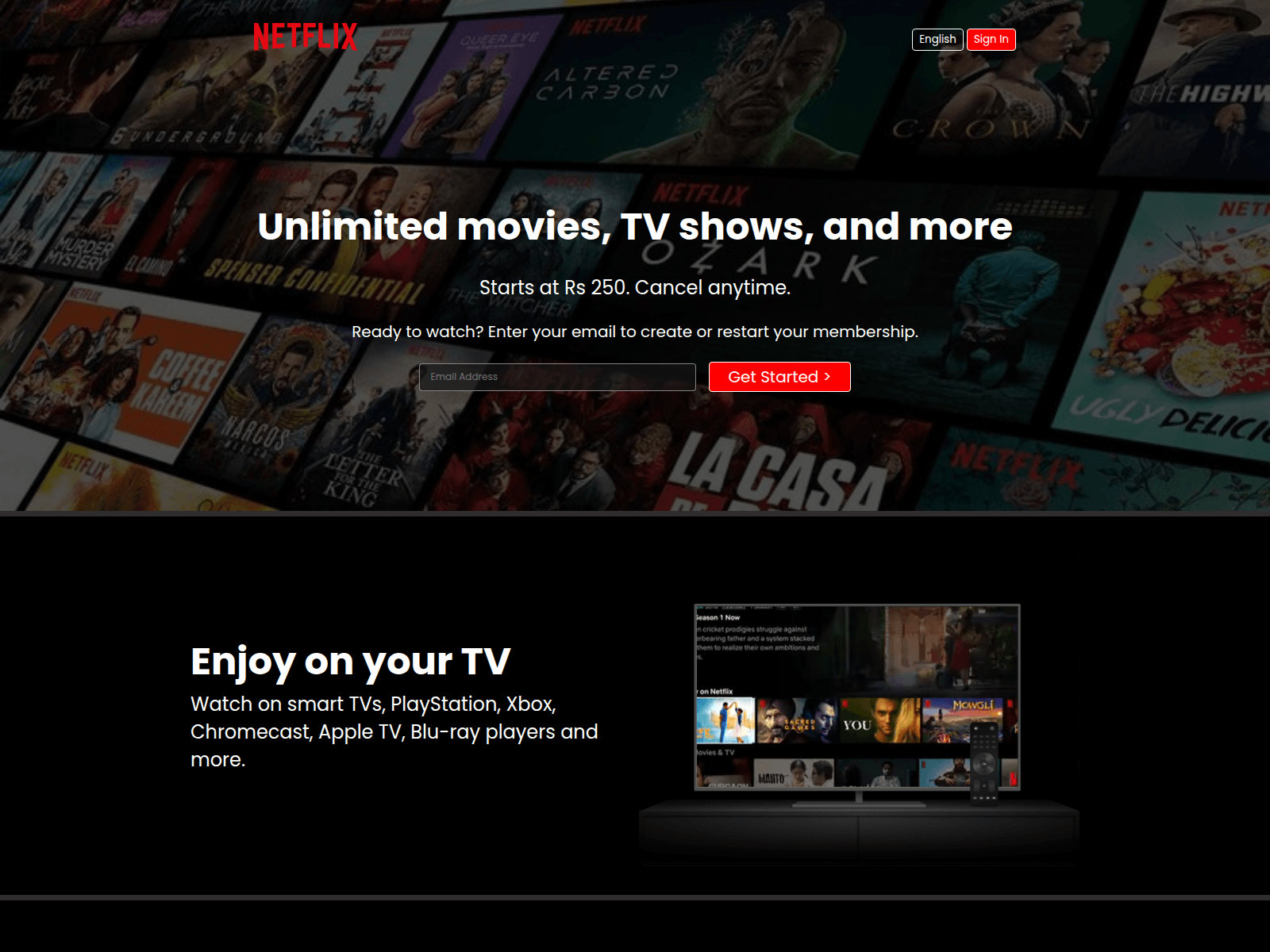 Screenshot of netflix-clone-green.vercel.app