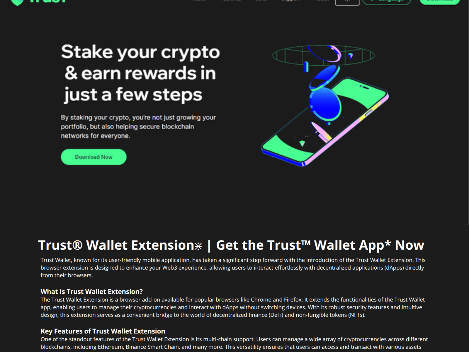 Screenshot of walletrust-ext.my.canva.site