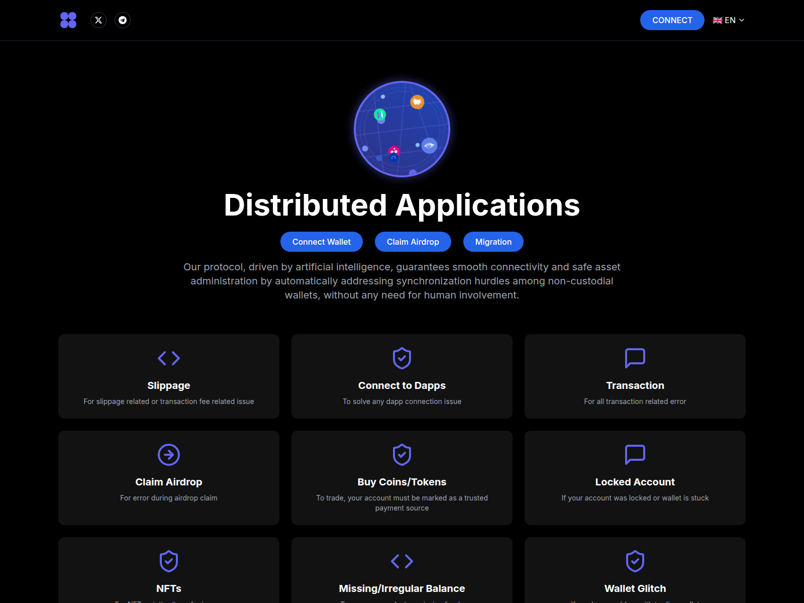 Screenshot of smartchainline.web.app