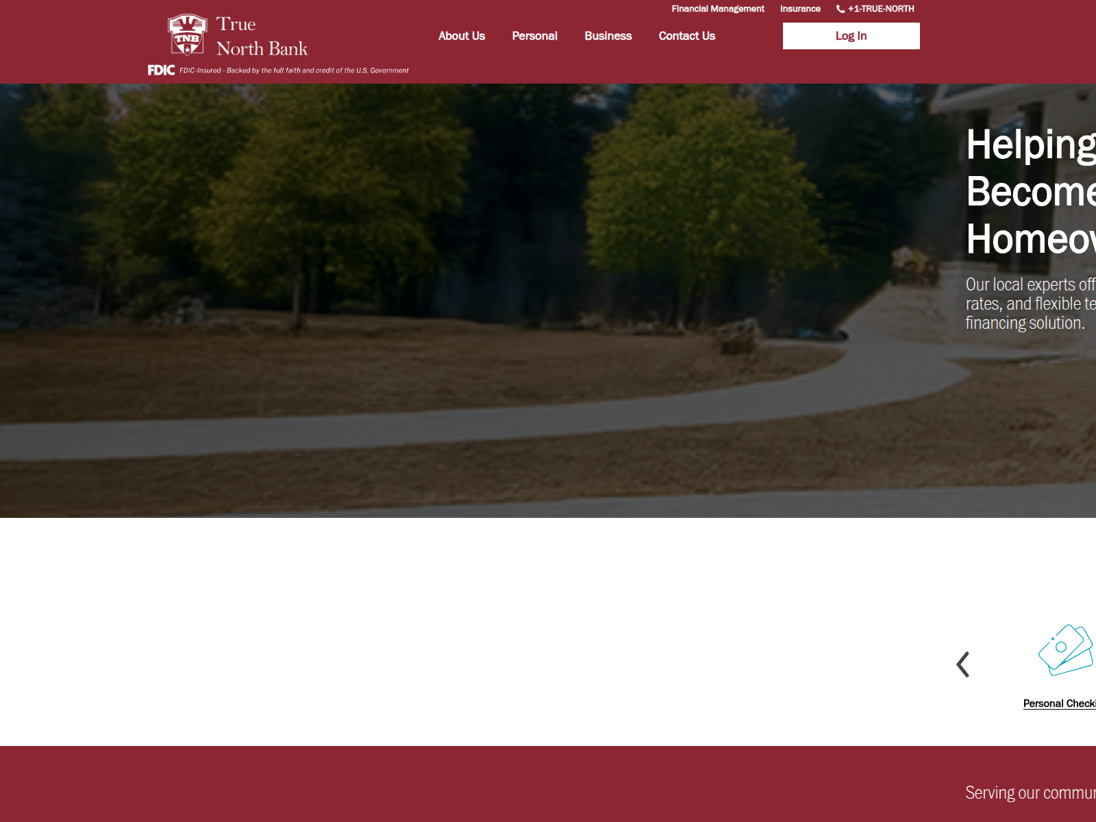 Screenshot of truenorthb.com