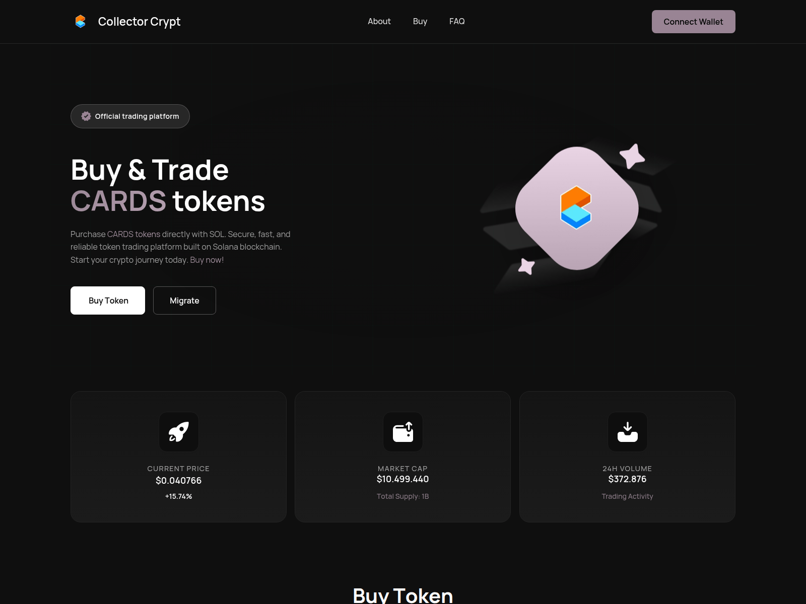 Screenshot of collectorcryptmigrate.world