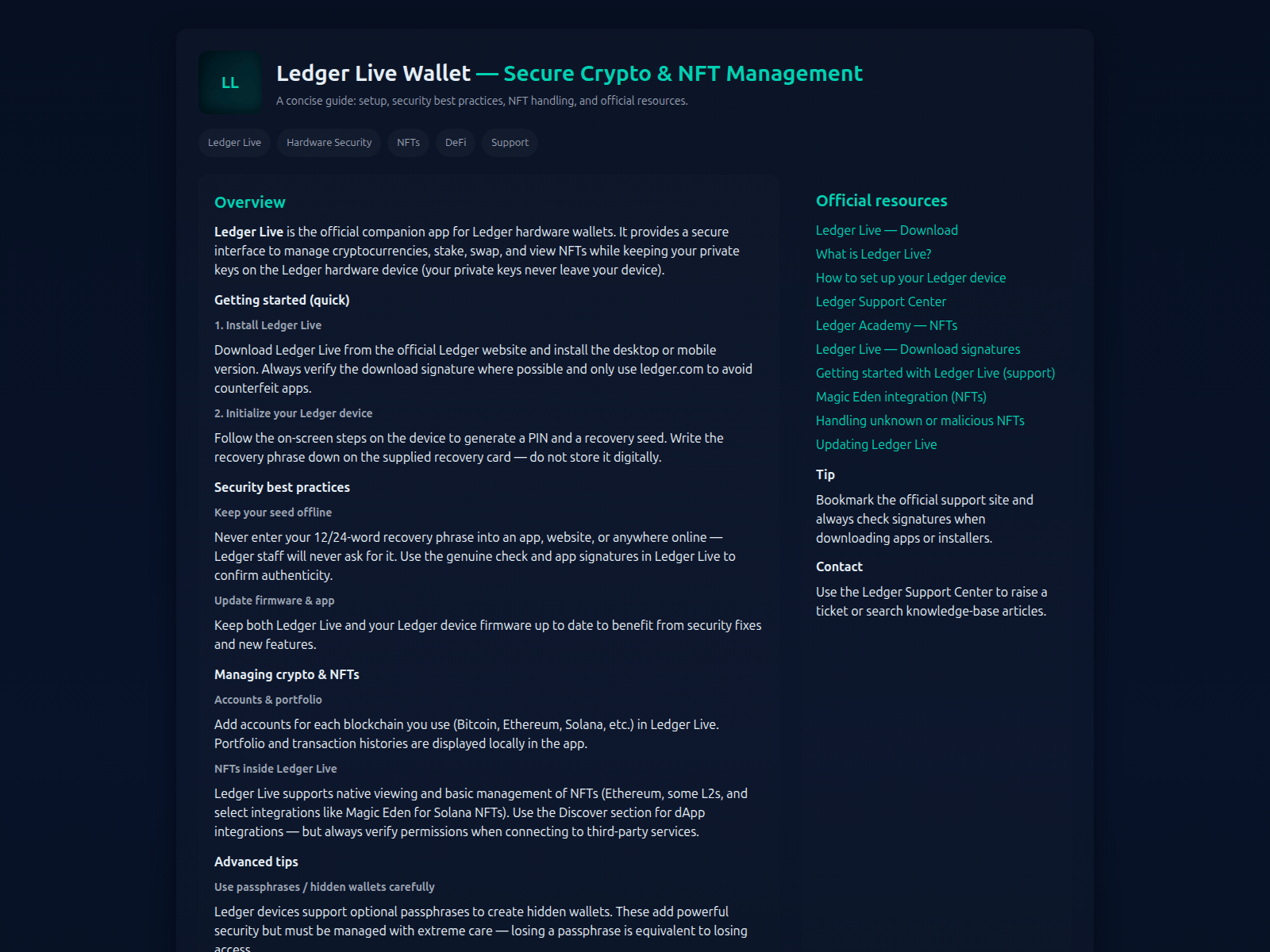 Screenshot of enusappledger.pages.dev