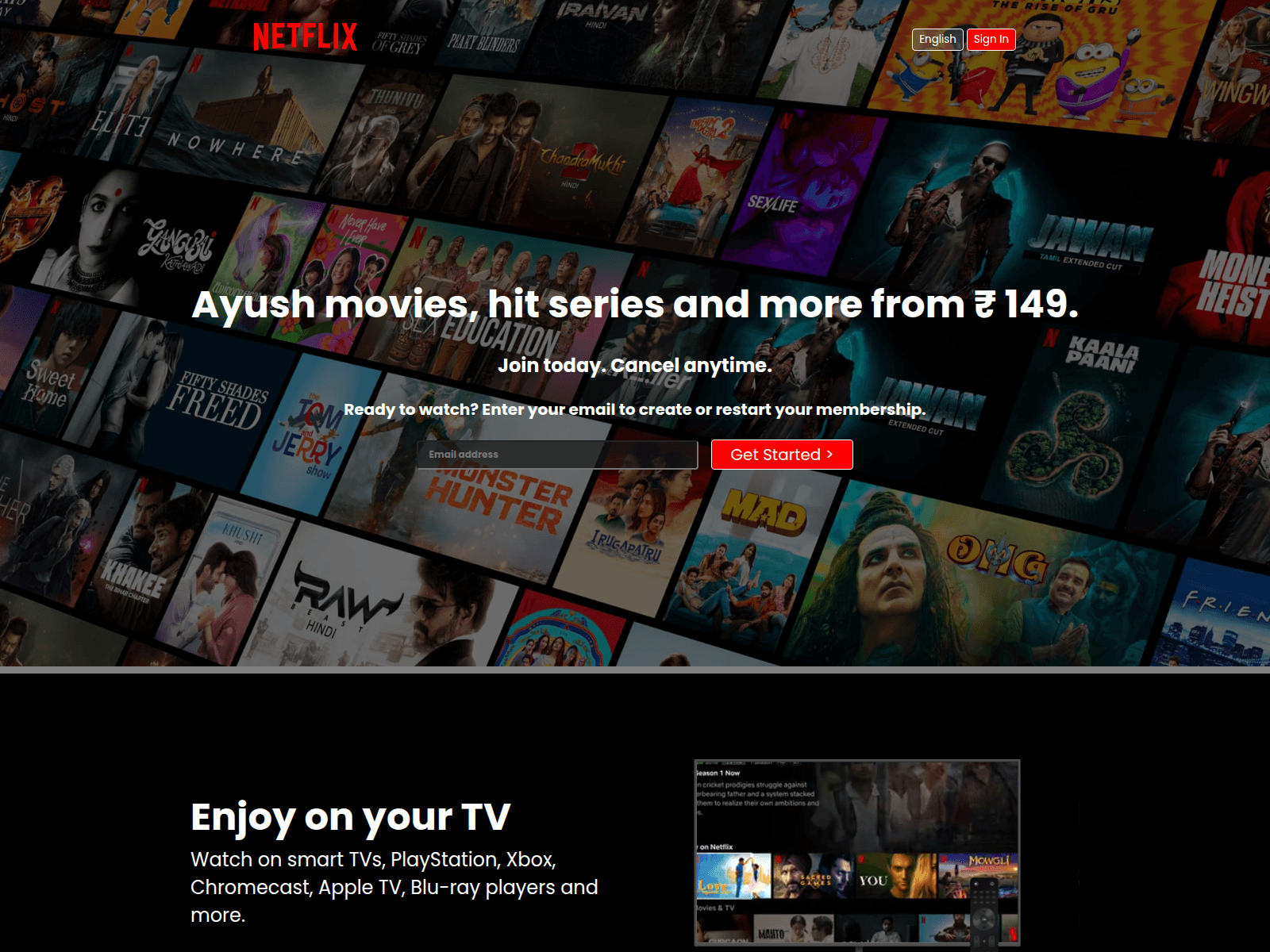 Forensic screenshot of netflixclone-kappa-eight.vercel.app