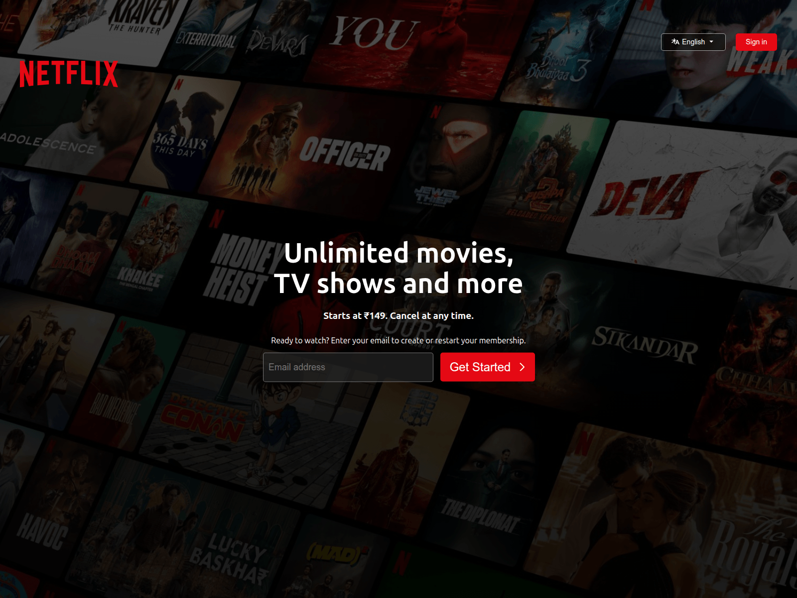 Screenshot of netflix-ten-inky.vercel.app
