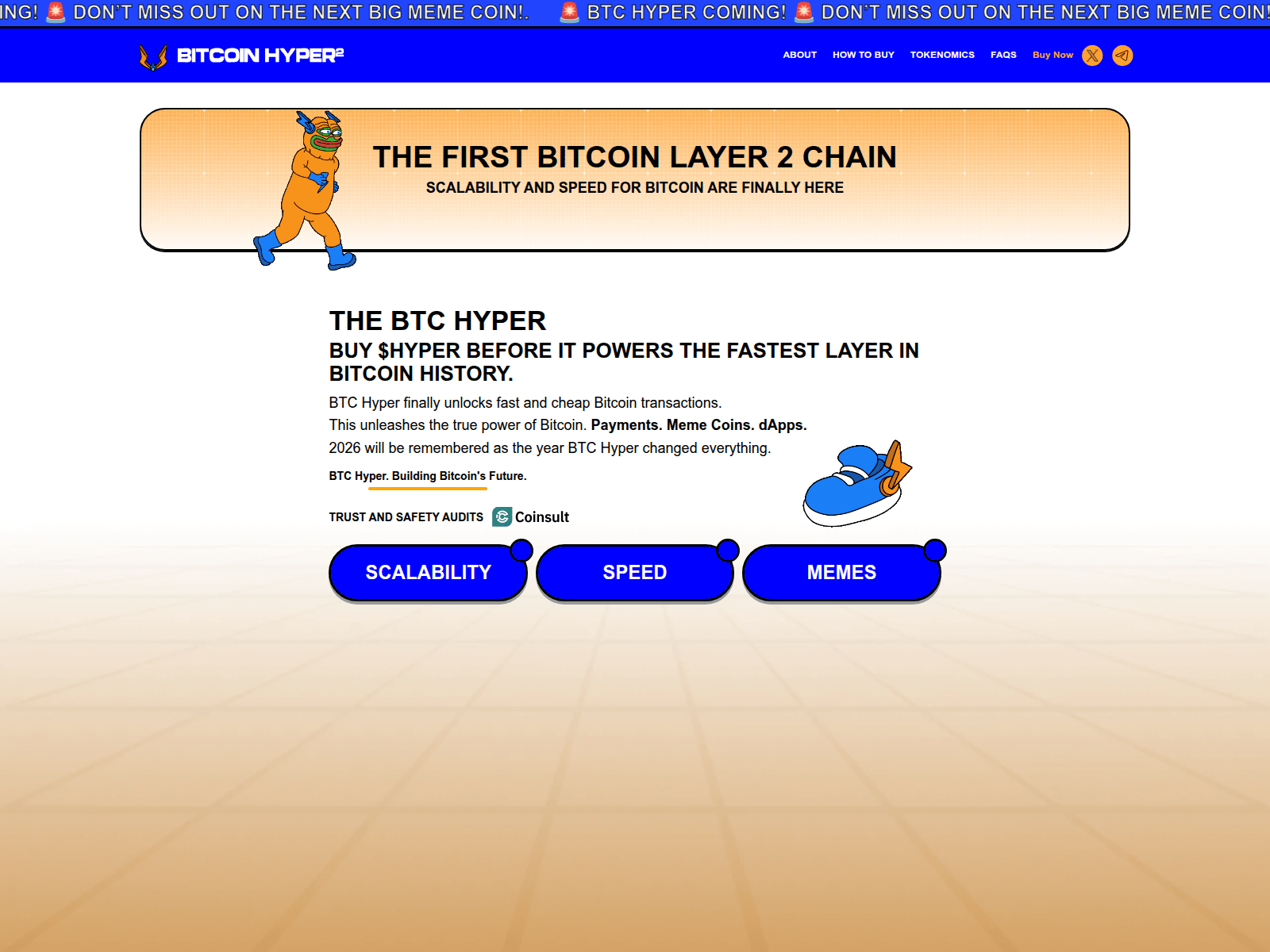 Screenshot of www.basedbtchyper.fun