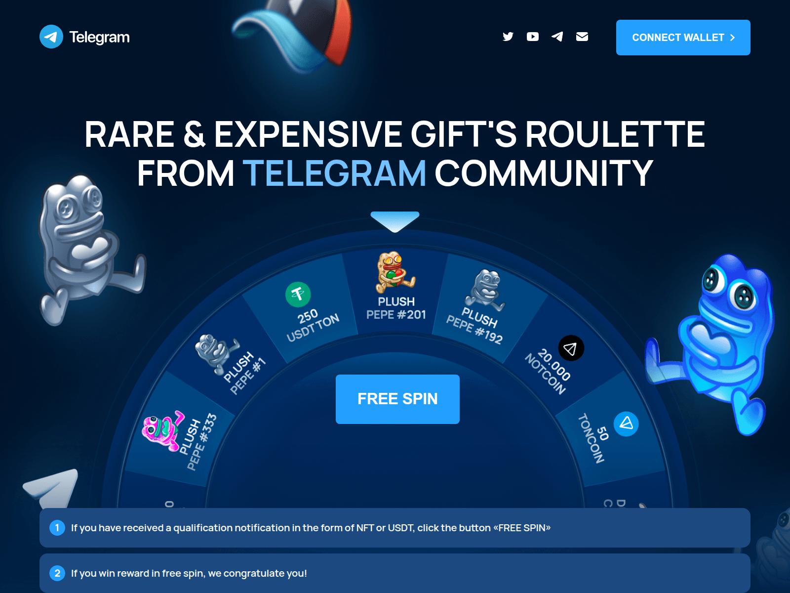 Screenshot of nftgifts.click