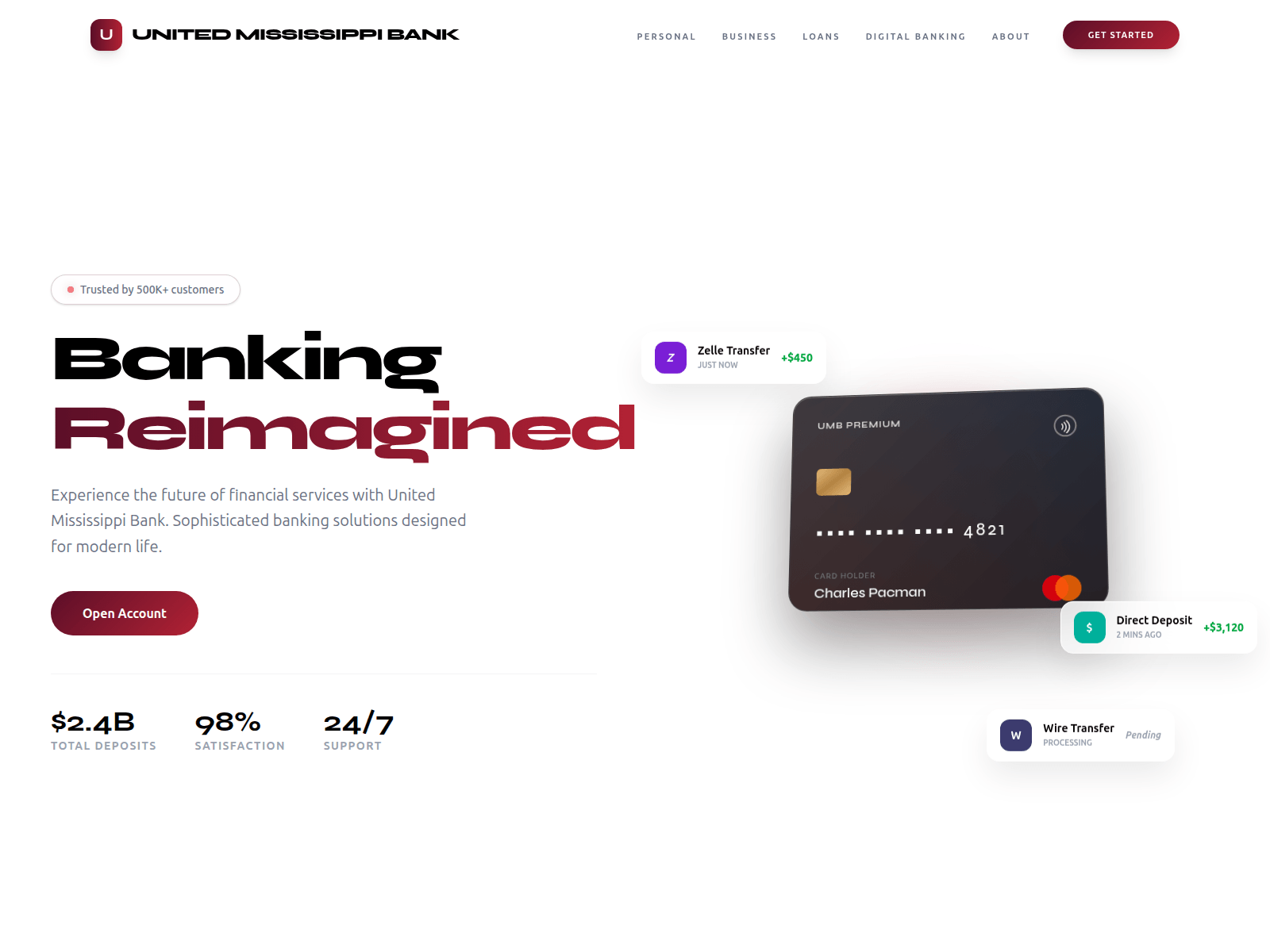Screenshot of msbank.pro