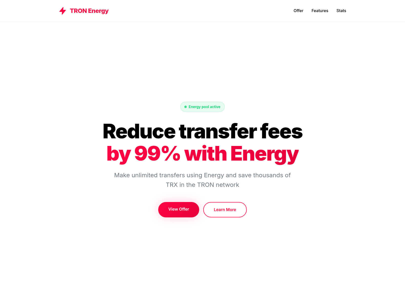 Screenshot of tronenergymarket.net