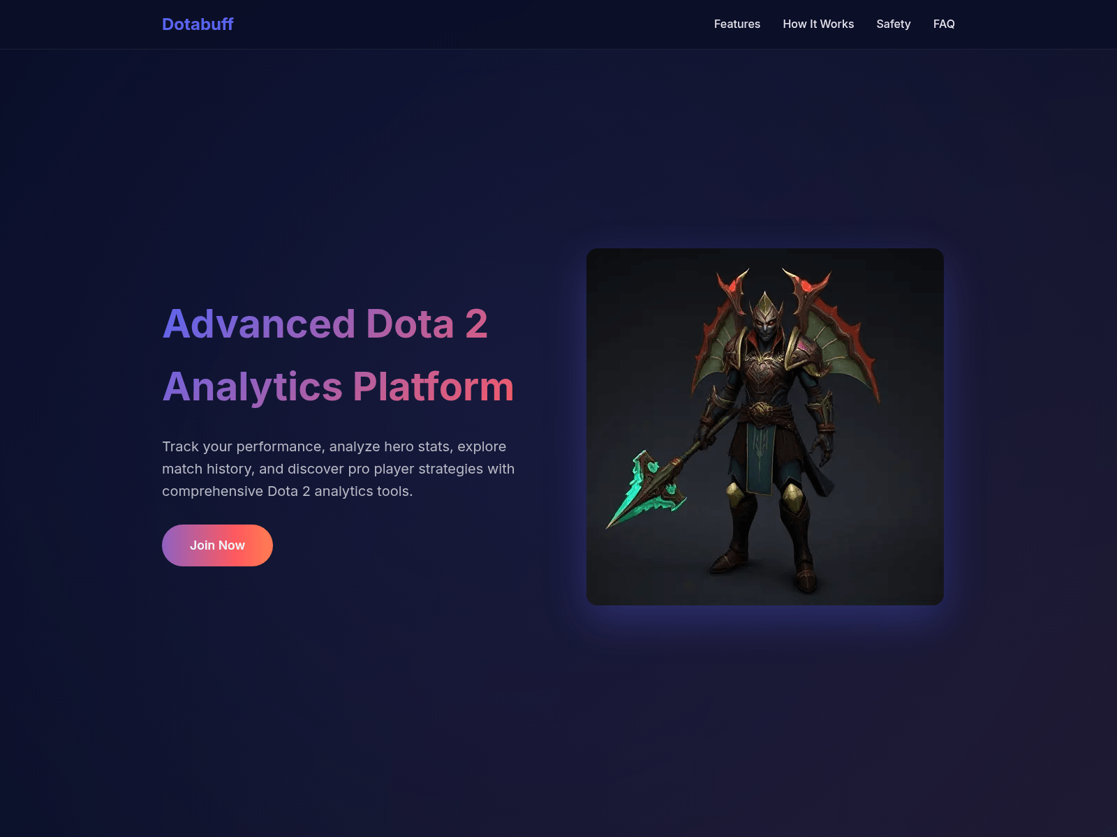 Screenshot of dotabuff.at