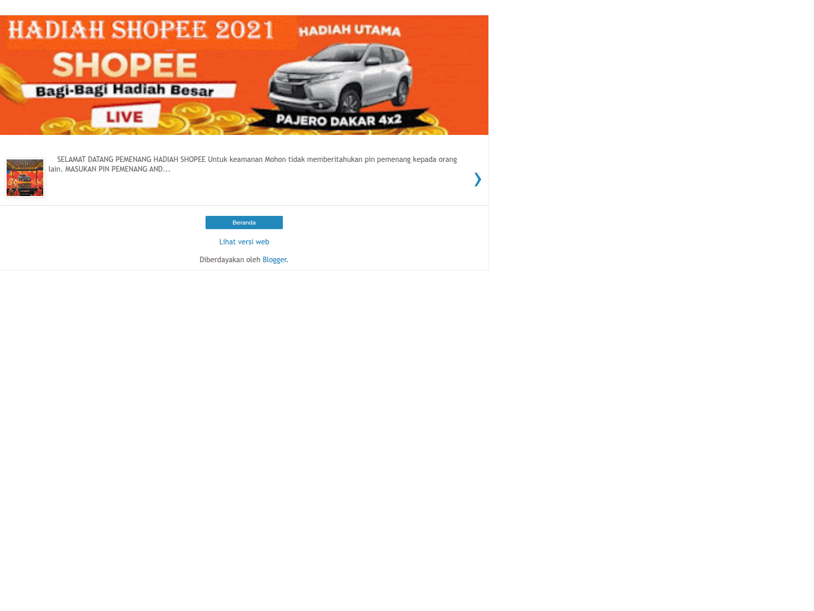 Screenshot of gebyar-shopee96.blogspot.com