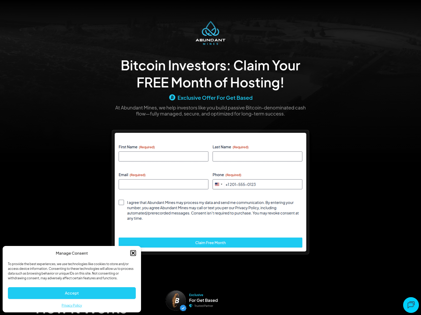 Screenshot of abundantmines.com