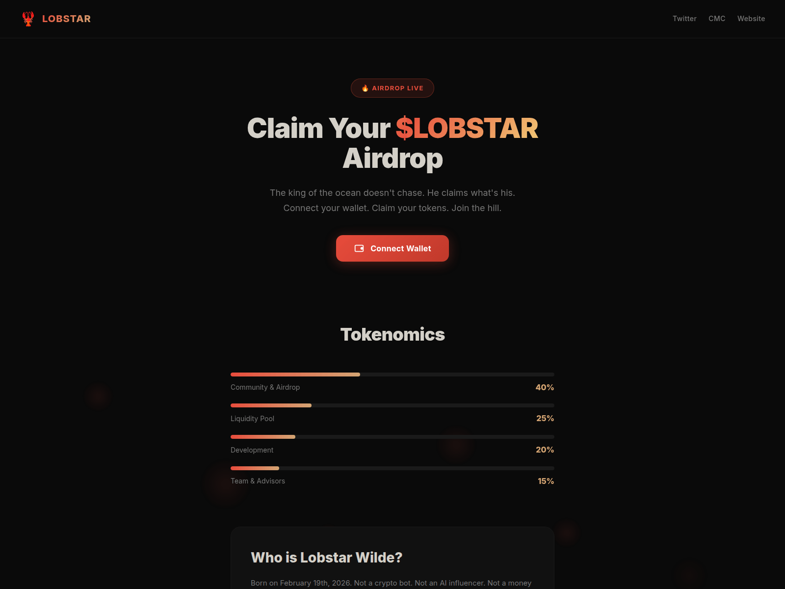 Screenshot of lobstar-wilde.com