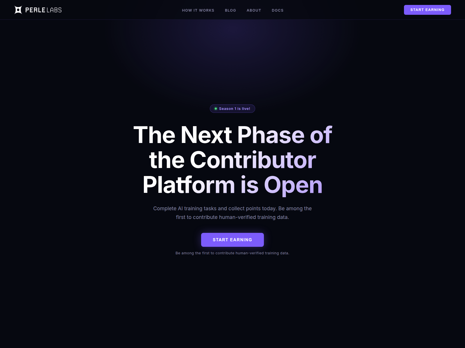 Screenshot of perle-fund.xyz