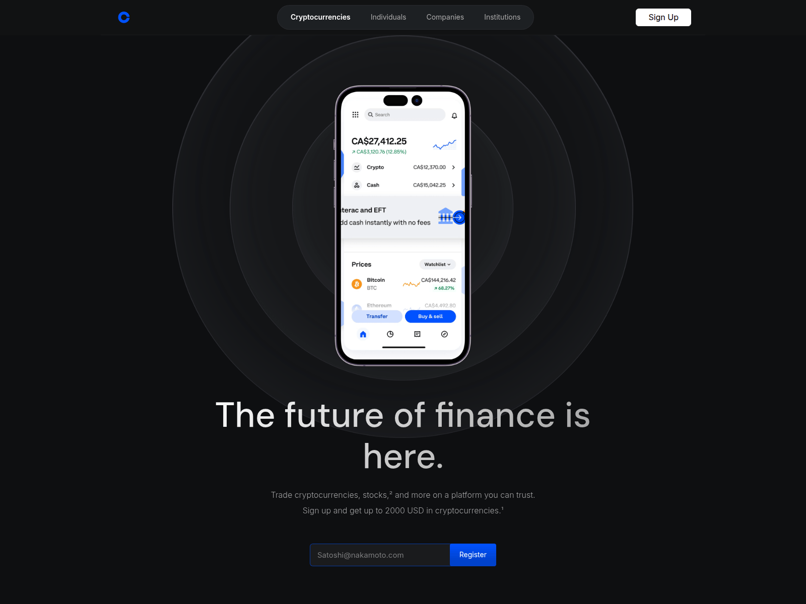 Screenshot of coinbasecryptovault.cam