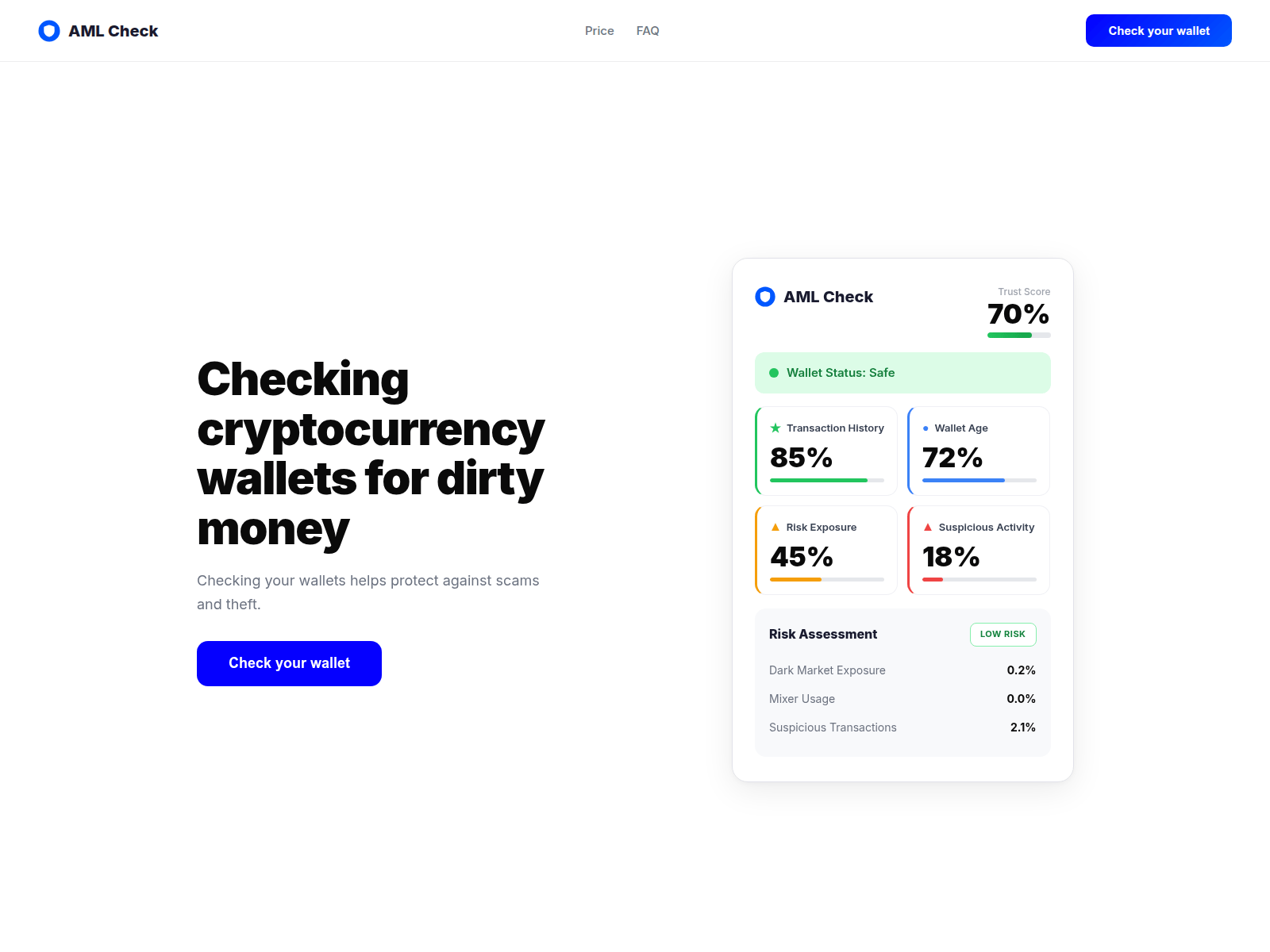 Screenshot of amlcheck.sbs
