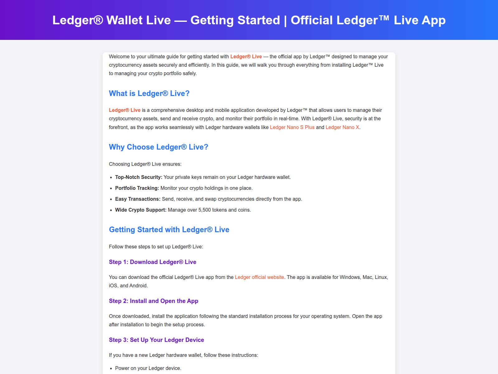 Screenshot of ledger-lonedre.pages.dev