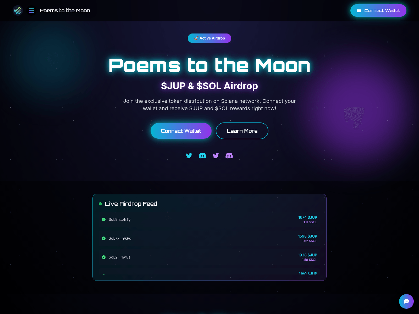 Screenshot of jupiverses.com