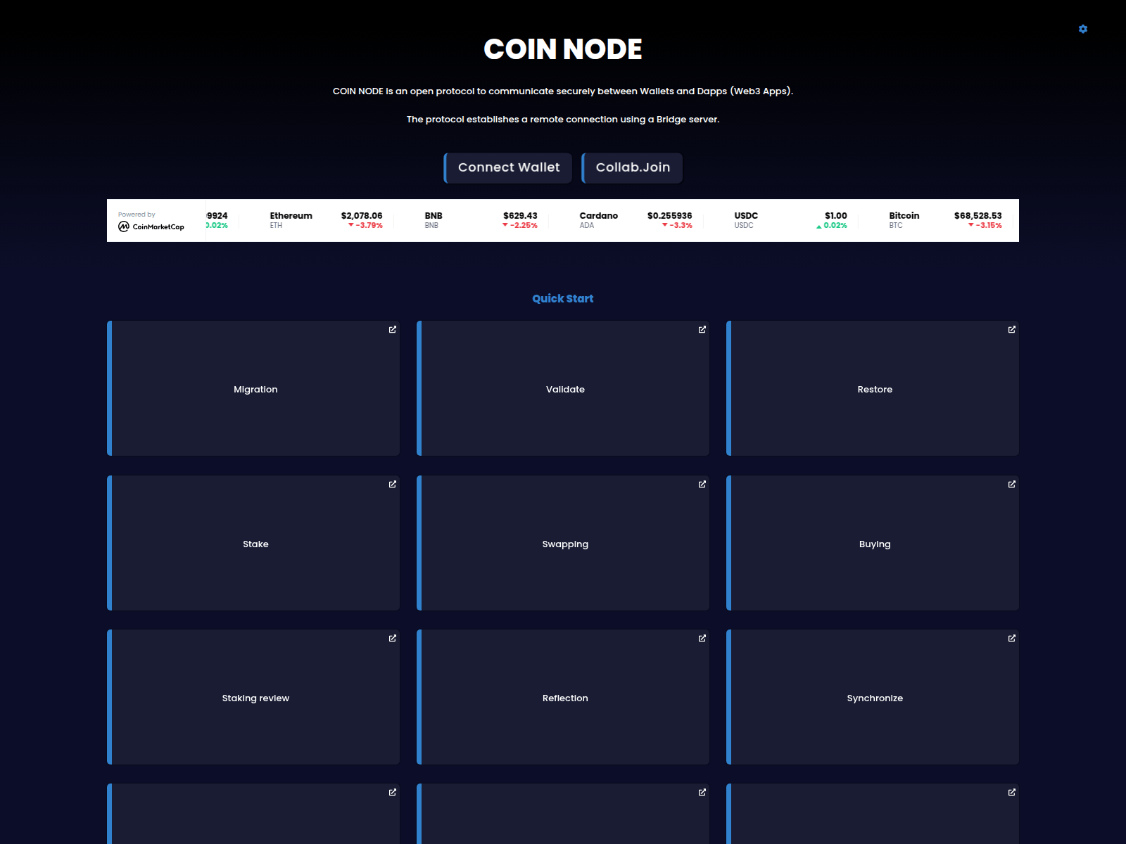 Screenshot of smartdexblocks.pages.dev