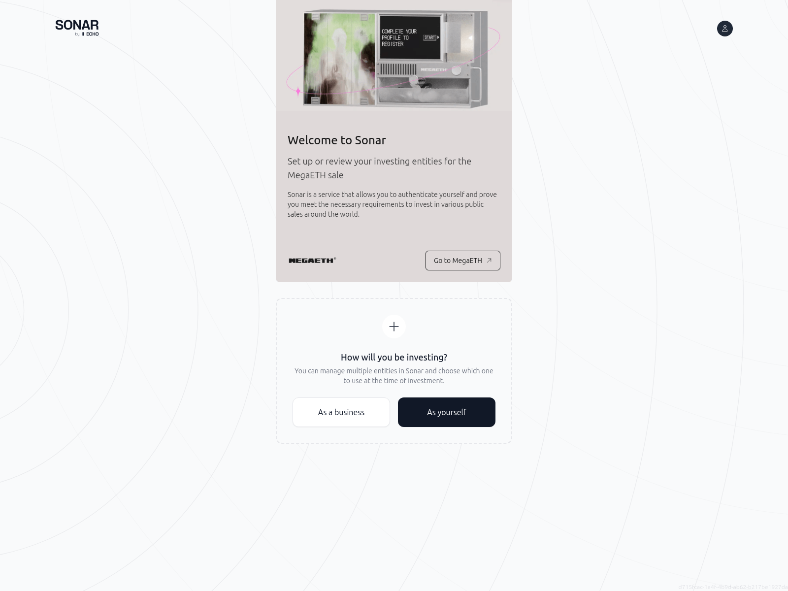 Screenshot of sonar.echodot.xyz