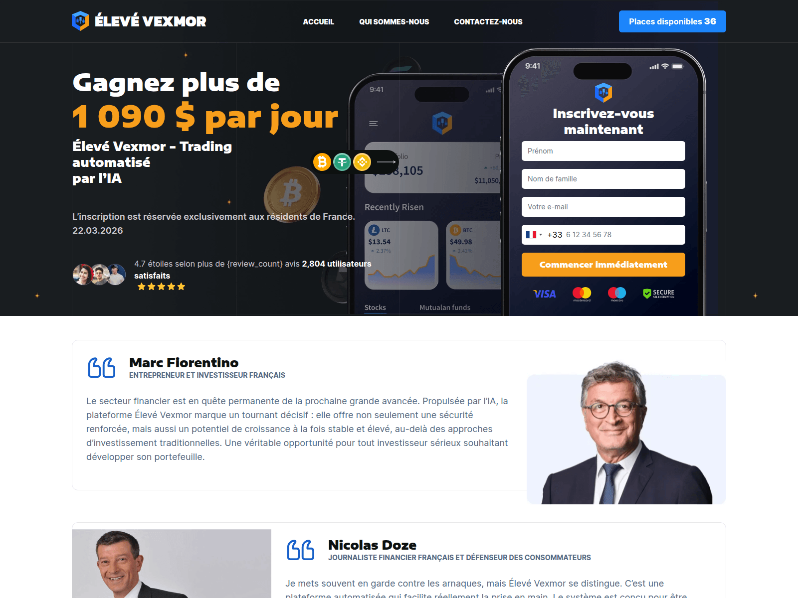 Screenshot of eleve-vexmor.com