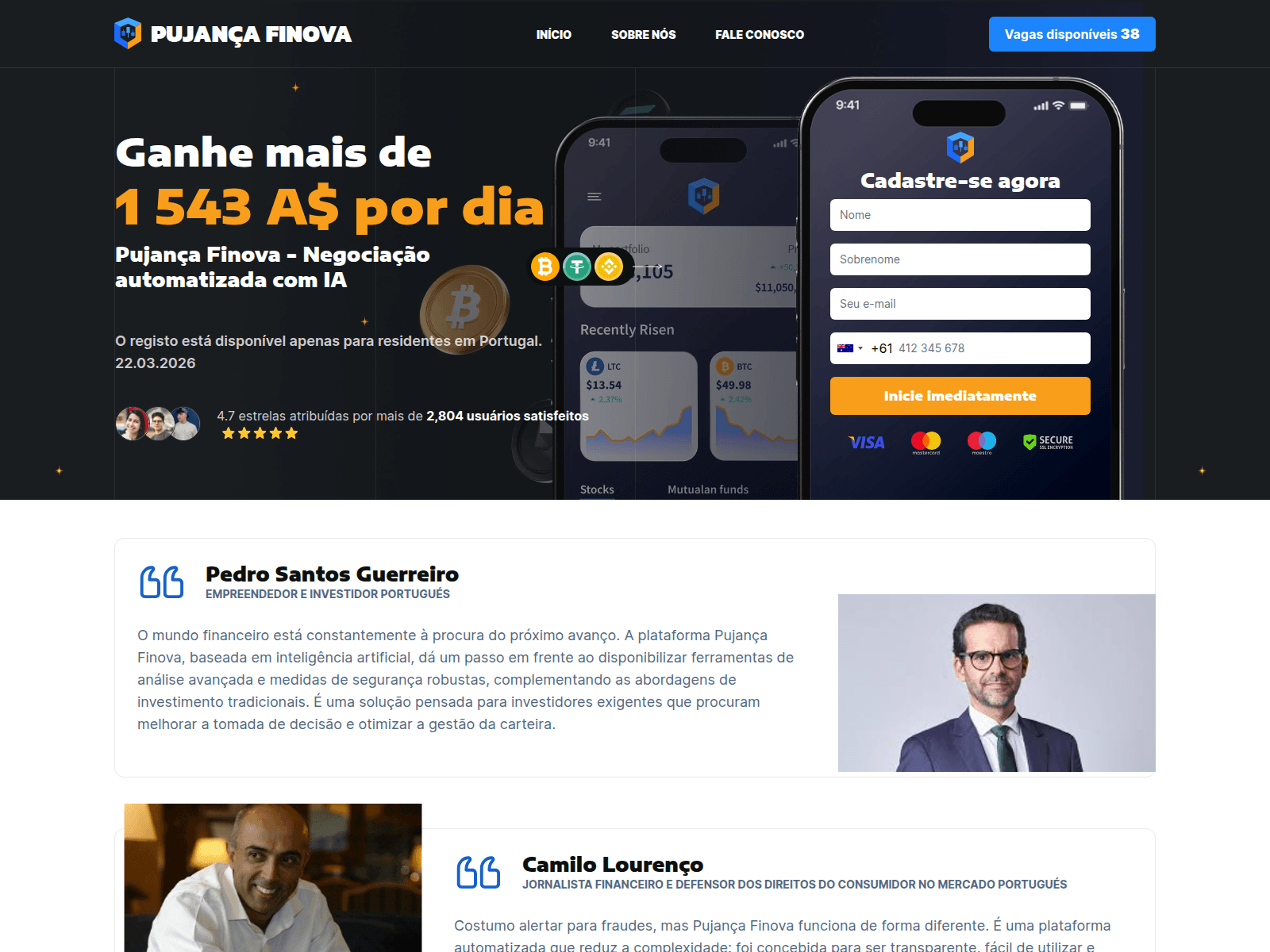 Screenshot of pujanca-finova.com