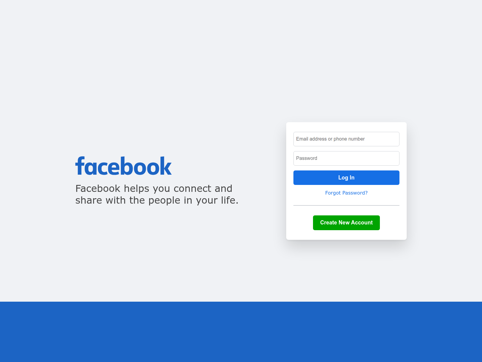 Screenshot of facebookform.vercel.app