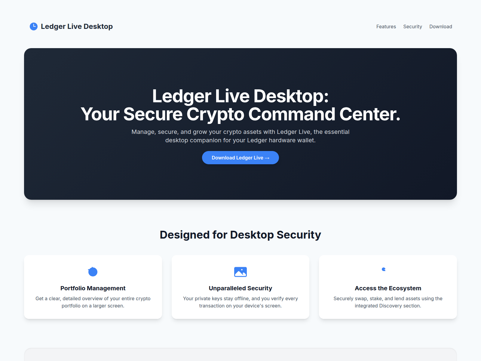 Screenshot of ledger-live-desktpp.pages.dev