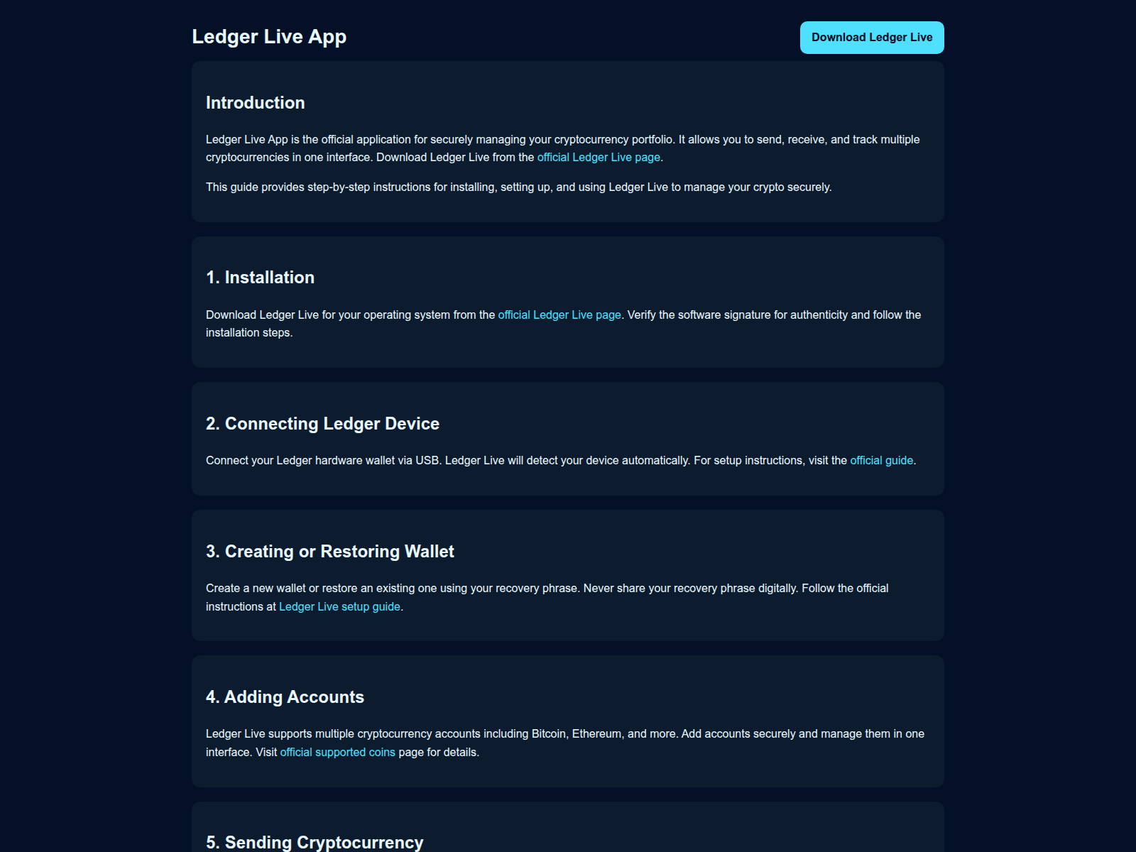 Screenshot of auth-ledger-live-io.pages.dev