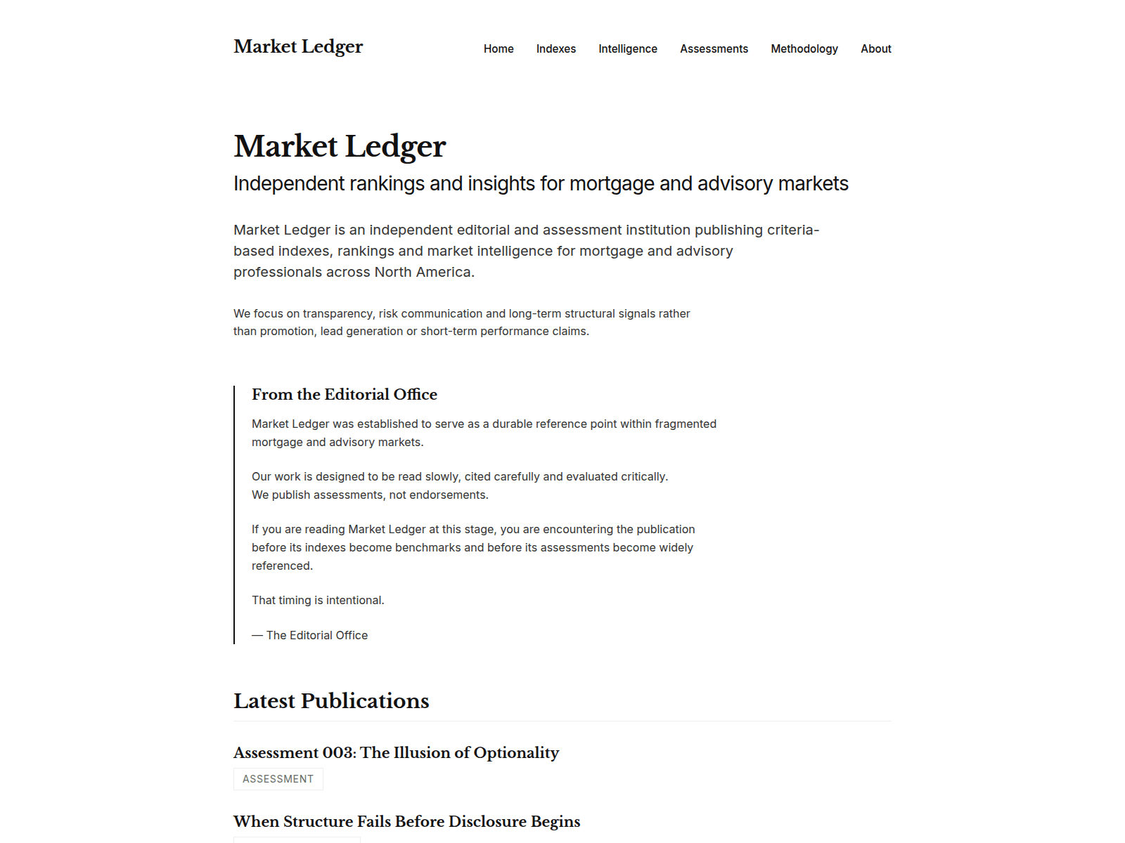 Screenshot of market-ledger.pages.dev