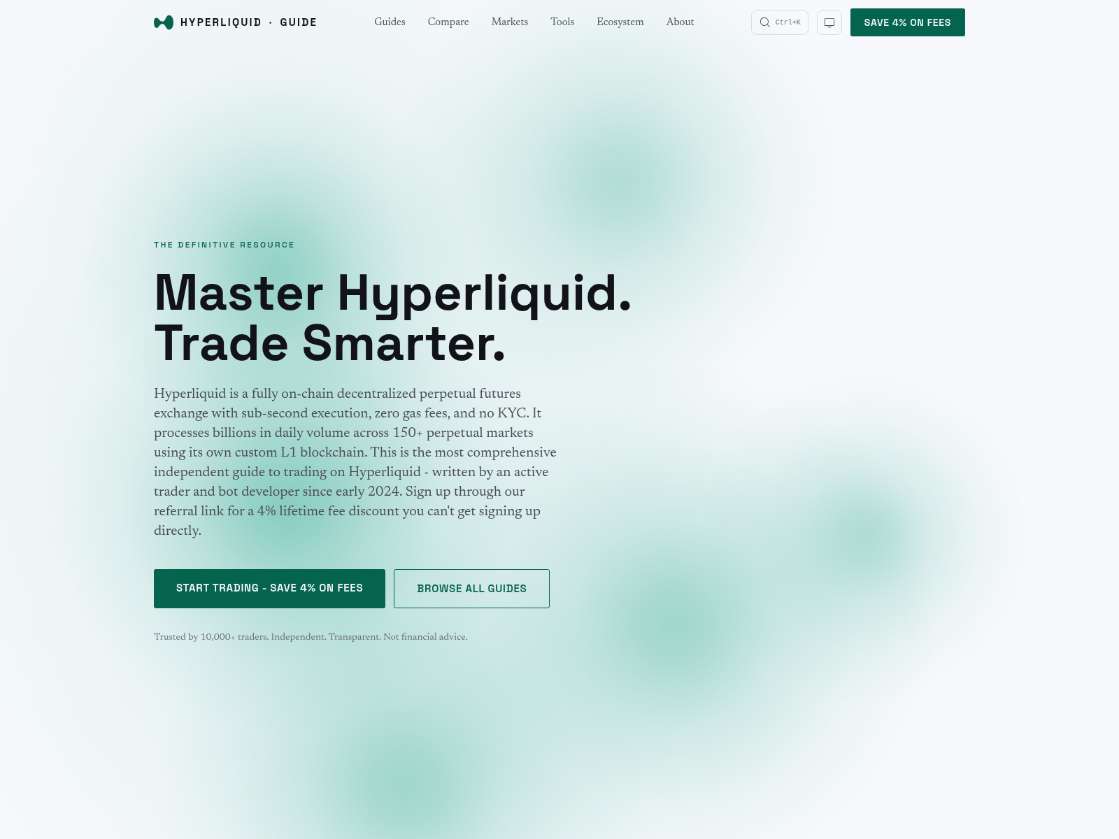 Screenshot of hyperliquidguide.pages.dev