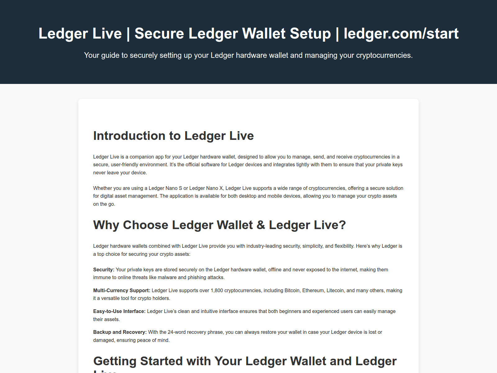 Screenshot of web-ledgr-wllet.pages.dev