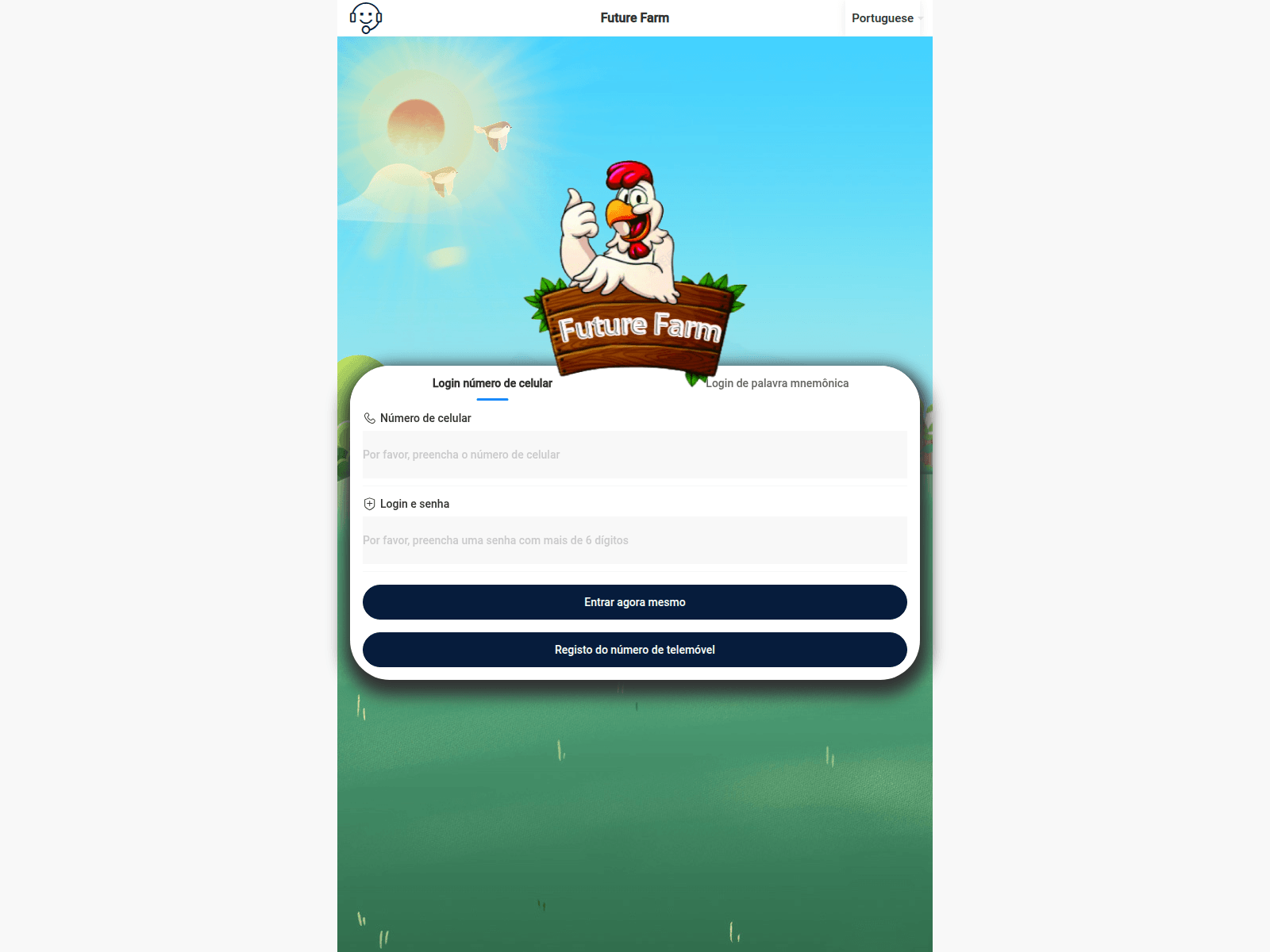 Screenshot of thefuturefarms.com